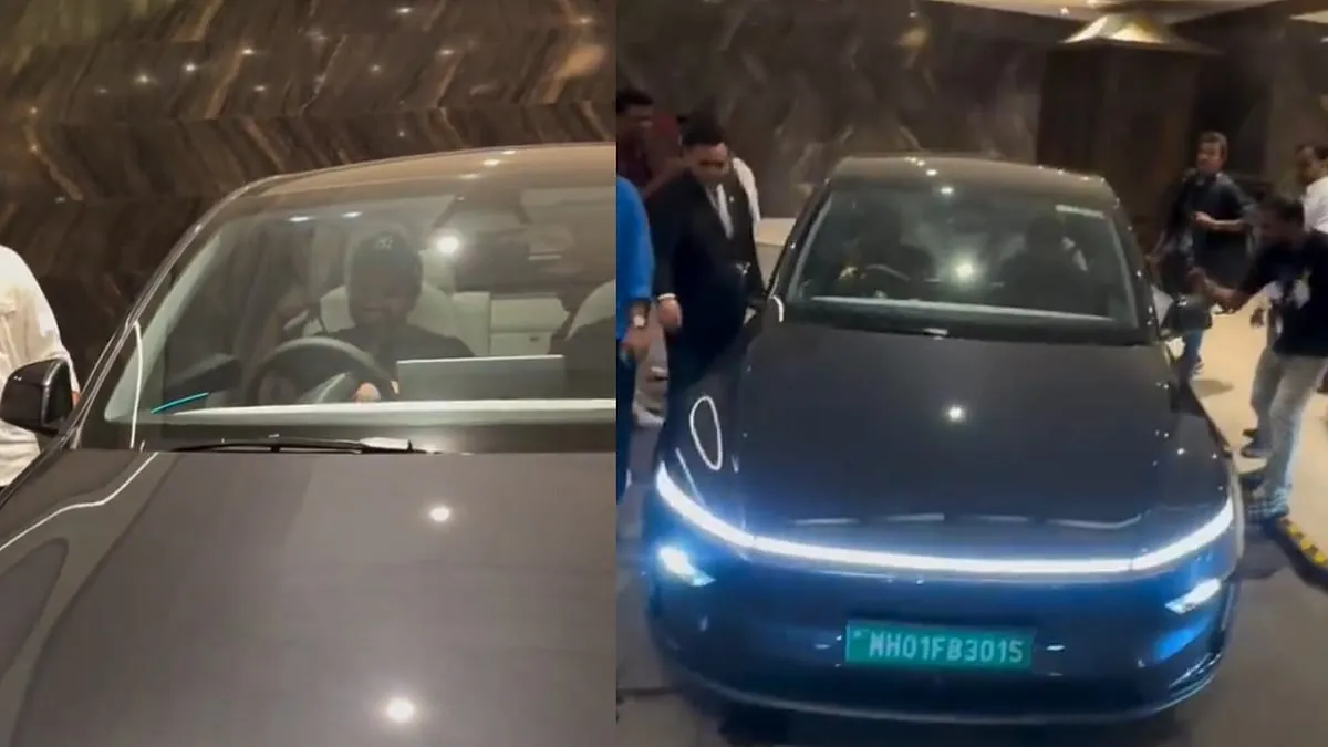 Rohit Sharma Tesla Model Y